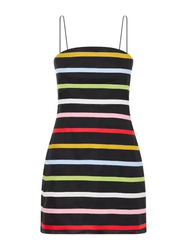 Cala de la Cruz Roma Striped Linen Mini Dress | Thumbnail 1 Cala de la Cruz Roma Striped Linen Mini Dress | Thumbnail 1