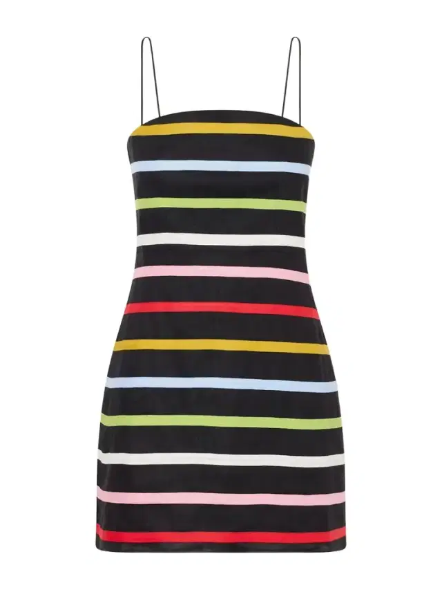 Roma Striped Linen Mini Dress Roma Striped Linen Mini Dress