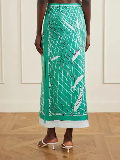Altuzarra Linnie Printed Silk Maxi Skirt | Thumbnail 4 Altuzarra Linnie Printed Silk Maxi Skirt | Thumbnail 4