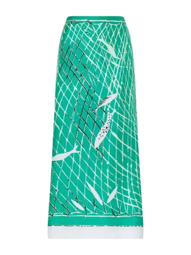 Altuzarra Linnie Printed Silk Maxi Skirt | Thumbnail 1 Altuzarra Linnie Printed Silk Maxi Skirt | Thumbnail 1