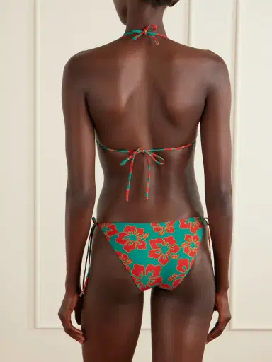 Lido Venti Printed Triangle Halterneck Bikini | Thumbnail 3 Lido Venti Printed Triangle Halterneck Bikini | Thumbnail 3