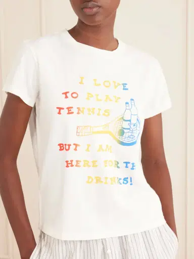 Mother The Boxy Goodie Goodie Printed Cotton-jersey T-shirt | Thumbnail 4 Mother The Boxy Goodie Goodie Printed Cotton-jersey T-shirt | Thumbnail 4