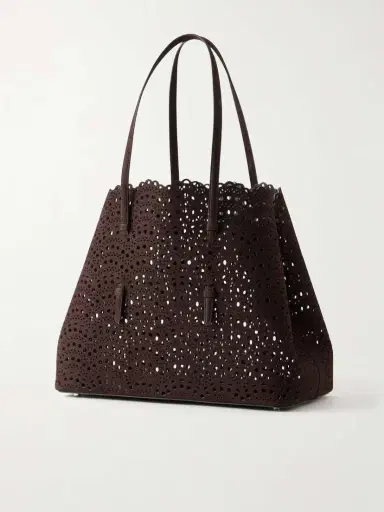 Alaïa Mina 37 Laser-cut Leather Tote | Thumbnail 4 Alaïa Mina 37 Laser-cut Leather Tote | Thumbnail 4