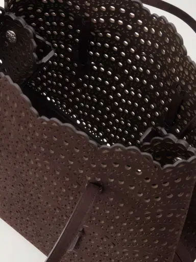 Alaïa Mina 37 Laser-cut Leather Tote | Thumbnail 6 Alaïa Mina 37 Laser-cut Leather Tote | Thumbnail 6