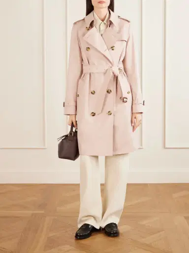 Burberry Kensington Double-breasted Belted Cotton-gabardine Trench Coat | Thumbnail 2 Burberry Kensington Double-breasted Belted Cotton-gabardine Trench Coat | Thumbnail 2