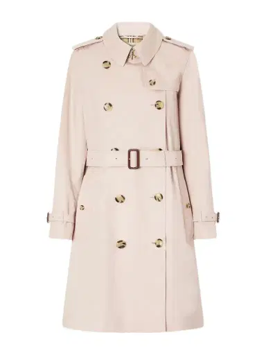 Burberry Kensington Double-breasted Belted Cotton-gabardine Trench Coat | Thumbnail 1 Burberry Kensington Double-breasted Belted Cotton-gabardine Trench Coat | Thumbnail 1