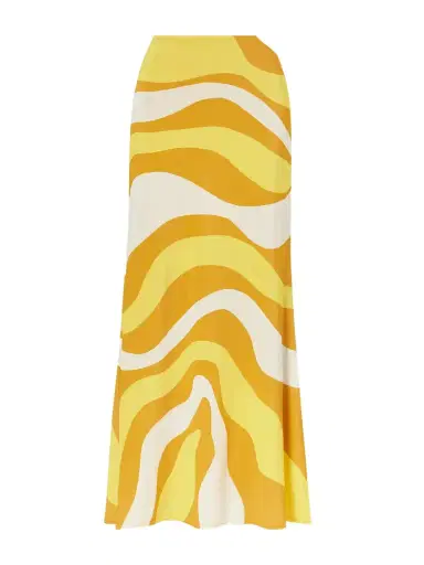 Cala de la Cruz Halia Printed Jersey Midi Skirt | Thumbnail 1 Cala de la Cruz Halia Printed Jersey Midi Skirt | Thumbnail 1