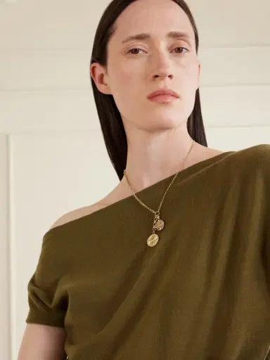 Foundrae Karma + Infinite Gratitude + Medium Mixed Belcher 18-karat Gold Diamond Necklace | Thumbnail 2 Foundrae Karma + Infinite Gratitude + Medium Mixed Belcher 18-karat Gold Diamond Necklace | Thumbnail 2