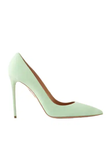 Aquazzura Purist 105 Suede Pumps | Thumbnail 1 Aquazzura Purist 105 Suede Pumps | Thumbnail 1