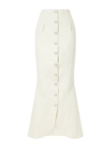 Wiederhoeft Embellished Denim Midi Skirt | Thumbnail 1 Wiederhoeft Embellished Denim Midi Skirt | Thumbnail 1