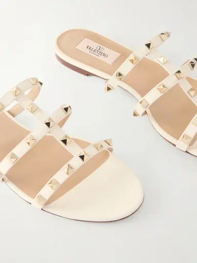 Valentino Garavani Rockstud Embellished Leather Sandals | Thumbnail 5 Valentino Garavani Rockstud Embellished Leather Sandals | Thumbnail 5