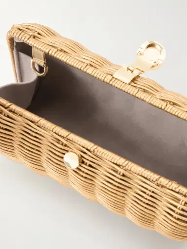 Judith Leiber Couture Poppy Basket Rattan Clutch | Thumbnail 6 Judith Leiber Couture Poppy Basket Rattan Clutch | Thumbnail 6