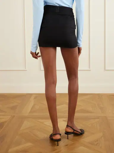Wardrobe.NYC Mesh Mini Skirt | Thumbnail 4 Wardrobe.NYC Mesh Mini Skirt | Thumbnail 4