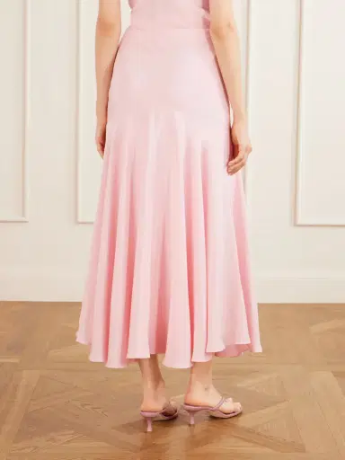 Rodarte Draped Silk-crepe Midi Skirt | Thumbnail 4 Rodarte Draped Silk-crepe Midi Skirt | Thumbnail 4
