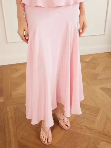 Rodarte Draped Silk-crepe Midi Skirt | Thumbnail 5 Rodarte Draped Silk-crepe Midi Skirt | Thumbnail 5