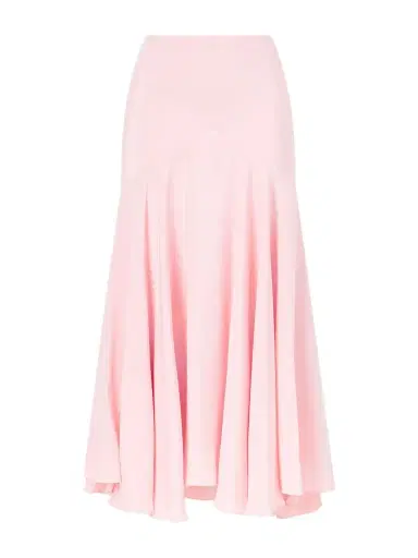 Rodarte Draped Silk-crepe Midi Skirt | Thumbnail 1 Rodarte Draped Silk-crepe Midi Skirt | Thumbnail 1