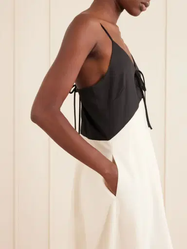 Sea Angelina Two-tone Twill Maxi Dress | Thumbnail 4 Sea Angelina Two-tone Twill Maxi Dress | Thumbnail 4