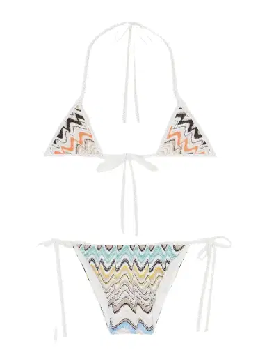 Missoni Mare Striped Crochet-knit Triangle Bikini | Thumbnail 1 Missoni Mare Striped Crochet-knit Triangle Bikini | Thumbnail 1