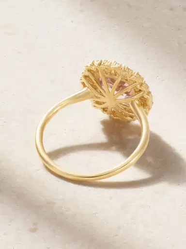 Suzanne Kalan 18-karat Gold, Sapphire And Diamond Ring | Thumbnail 4 Suzanne Kalan 18-karat Gold, Sapphire And Diamond Ring | Thumbnail 4
