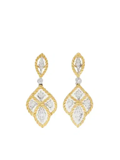 Buccellati Étoilée 18-karat Yellow And White Gold Diamond Earrings | Thumbnail 1 Buccellati Étoilée 18-karat Yellow And White Gold Diamond Earrings | Thumbnail 1