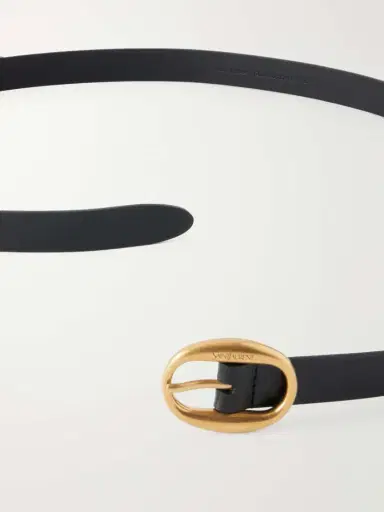 Saint Laurent Logo-engraved Leather Belt | Thumbnail 3 Saint Laurent Logo-engraved Leather Belt | Thumbnail 3