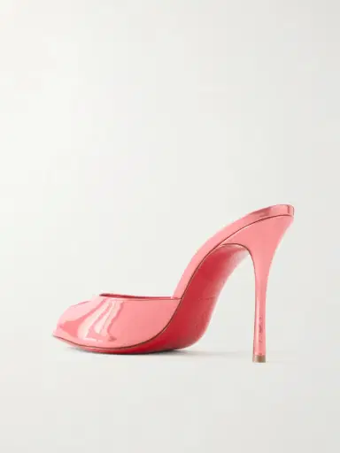 Christian Louboutin Me Dolly 100 Mirrored-leather Mules | Thumbnail 3 Christian Louboutin Me Dolly 100 Mirrored-leather Mules | Thumbnail 3