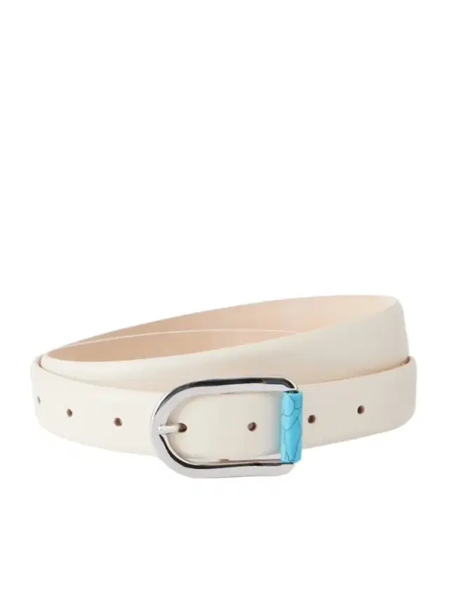 Mija Turquoise-embellished Leather Belt Mija Turquoise-embellished Leather Belt