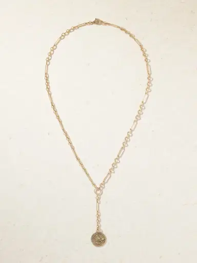 Foundrae Karma + Fine Mixed Clip 18-karat Gold Diamond Necklace | Thumbnail 4 Foundrae Karma + Fine Mixed Clip 18-karat Gold Diamond Necklace | Thumbnail 4