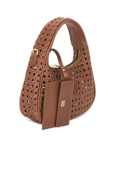 Miu Miu Intreccio Wander Hobo Bag | Thumbnail 13 Miu Miu Intreccio Wander Hobo Bag | Thumbnail 13