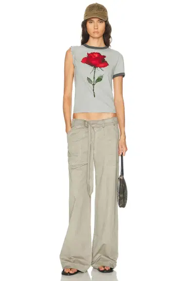 Acne Studios Etza Rose T-Shirt | Thumbnail 8 Acne Studios Etza Rose T-Shirt | Thumbnail 8