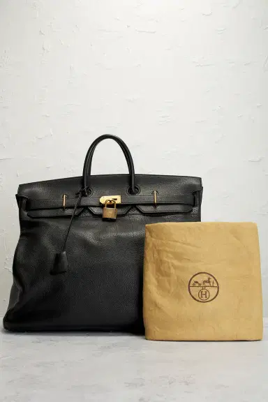 HERMÈS Ardennes Haut A Curroies Birkin 50 Handbag | Thumbnail 18 HERMÈS Ardennes Haut A Curroies Birkin 50 Handbag | Thumbnail 18