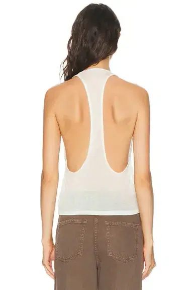 EB Denim Valley Sheer Racer Tank Top | Thumbnail 3 EB Denim Valley Sheer Racer Tank Top | Thumbnail 3
