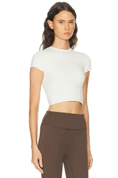 NikeSKIMS Matte Corset Short Sleeve Crop Top | Thumbnail 2 NikeSKIMS Matte Corset Short Sleeve Crop Top | Thumbnail 2