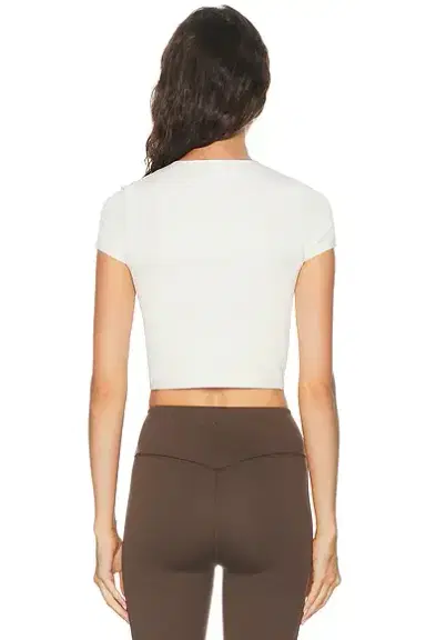 NikeSKIMS Matte Corset Short Sleeve Crop Top | Thumbnail 3 NikeSKIMS Matte Corset Short Sleeve Crop Top | Thumbnail 3