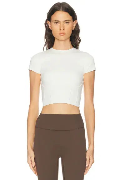NikeSKIMS Matte Corset Short Sleeve Crop Top | Thumbnail 6 NikeSKIMS Matte Corset Short Sleeve Crop Top | Thumbnail 6