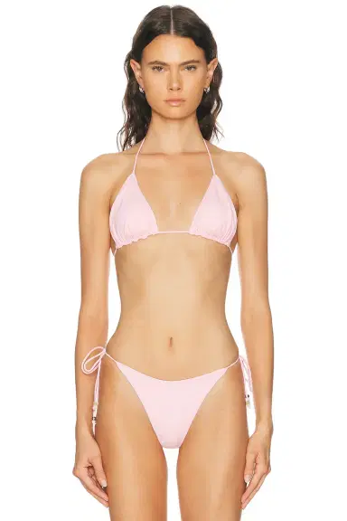 JACQUEMUS Le Haut De Plage Triangle Bikini Top | Thumbnail 5 JACQUEMUS Le Haut De Plage Triangle Bikini Top | Thumbnail 5