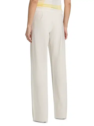 Vince Women's Colette High-Rise Cotton Twill Bias Pants | Thumbnail 5 Vince Women's Colette High-Rise Cotton Twill Bias Pants | Thumbnail 5
