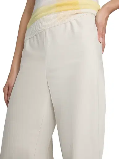 Vince Women's Colette High-Rise Cotton Twill Bias Pants | Thumbnail 6 Vince Women's Colette High-Rise Cotton Twill Bias Pants | Thumbnail 6