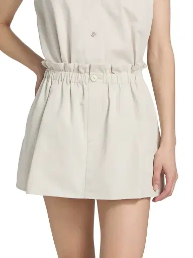 Vince Women's Cotton Pull-On Skirt | Thumbnail 3 Vince Women's Cotton Pull-On Skirt | Thumbnail 3