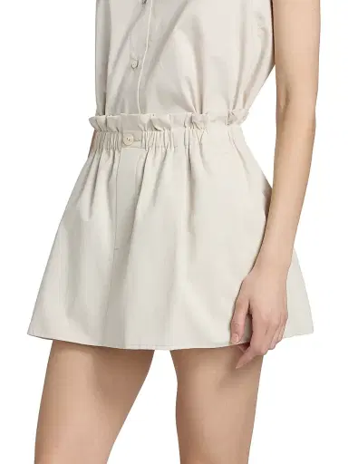 Vince Women's Cotton Pull-On Skirt | Thumbnail 4 Vince Women's Cotton Pull-On Skirt | Thumbnail 4
