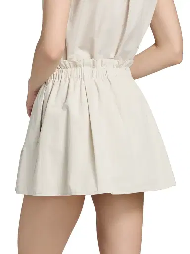 Vince Women's Cotton Pull-On Skirt | Thumbnail 5 Vince Women's Cotton Pull-On Skirt | Thumbnail 5
