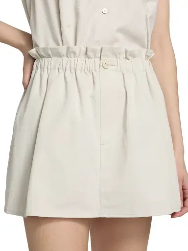 Vince Women's Cotton Pull-On Skirt | Thumbnail 6 Vince Women's Cotton Pull-On Skirt | Thumbnail 6