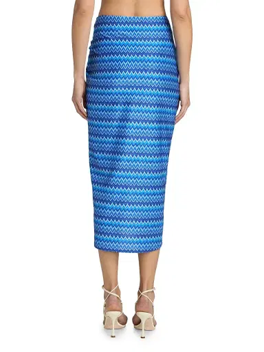 Ramy Brook Women's Xana Wave Cover-Up Skirt - Ocean Wave - Size XL | Thumbnail 4 Ramy Brook Women's Xana Wave Cover-Up Skirt - Ocean Wave - Size XL | Thumbnail 4