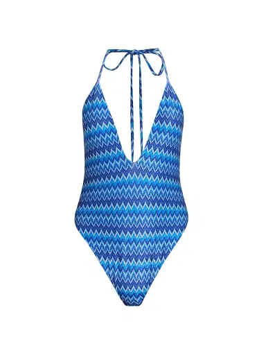 Ramy Brook Women's Electra Wave One-Piece Swimsuit - Ocean Wave - Size XL | Thumbnail 1 Ramy Brook Women's Electra Wave One-Piece Swimsuit - Ocean Wave - Size XL | Thumbnail 1
