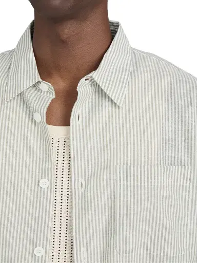 Frame Men's Seersucker Striped Shirt | Thumbnail 7 Frame Men's Seersucker Striped Shirt | Thumbnail 7