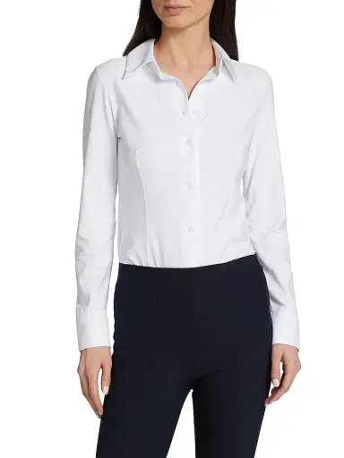 Commando Women's Classic Oxford Shirt Bodysuit | Thumbnail 3 Commando Women's Classic Oxford Shirt Bodysuit | Thumbnail 3