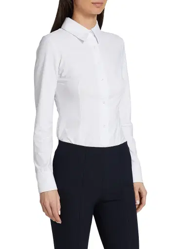 Commando Women's Classic Oxford Shirt Bodysuit | Thumbnail 4 Commando Women's Classic Oxford Shirt Bodysuit | Thumbnail 4