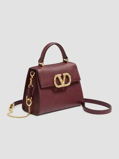Valentino Garavani Women's VSling Small Top Handle Bag in Grainy Calfskin | Thumbnail 2 Valentino Garavani Women's VSling Small Top Handle Bag in Grainy Calfskin | Thumbnail 2