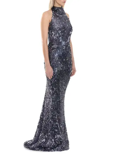 Zhivago Women's The Changing Moon Gown - Pewter | Thumbnail 4 Zhivago Women's The Changing Moon Gown - Pewter | Thumbnail 4