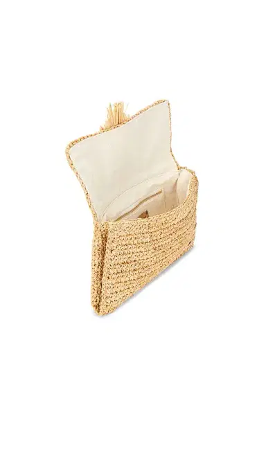 florabella Chastanet Crochet Raffia Clutch | Thumbnail 4 florabella Chastanet Crochet Raffia Clutch | Thumbnail 4